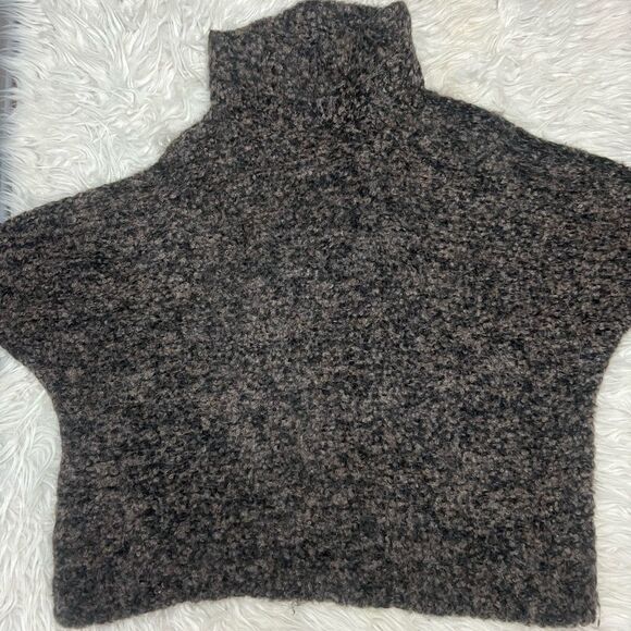 FREE PEOPLE She’s All That Alpaca Drop Should Mock Turtleneck Sweater Size M - Picture 4 of 10